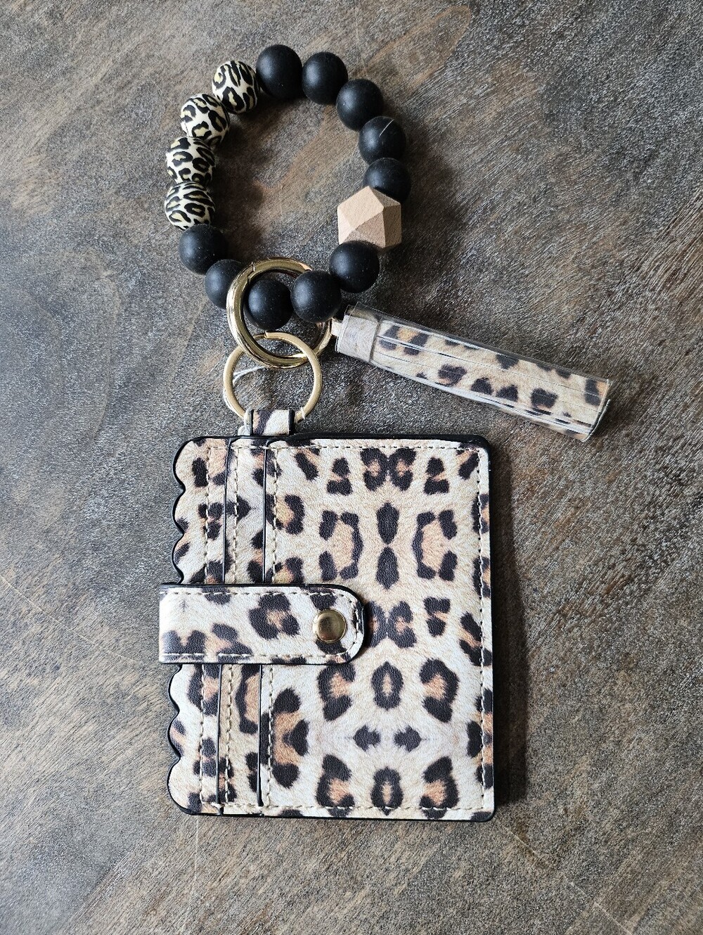 NWT Leopard Print Wallet Wristlet